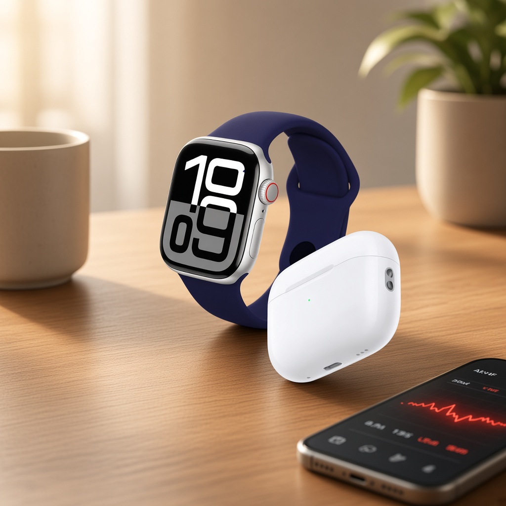 Smartwatch Watch 10 + Audífonos Combo