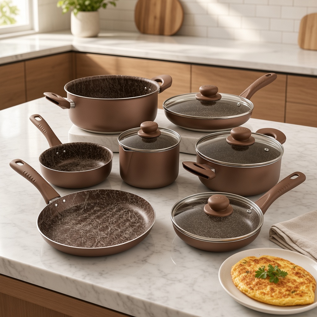 Juego de Ollas Batería de Cocina Universal 11 Piezas